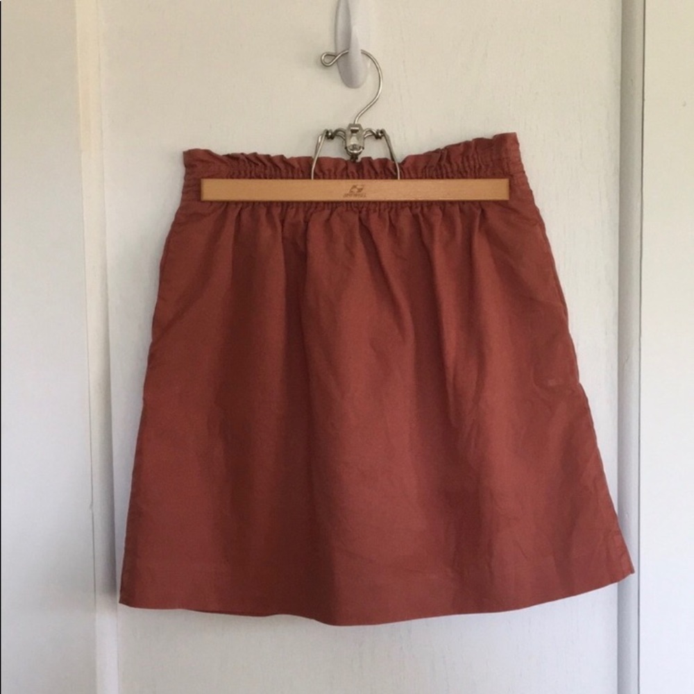 J. Crew rust colored skirt size 6